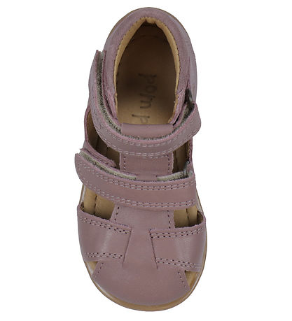 Pom Pom Sandalen - Starter Zwei Klettband - Dusty Lavender