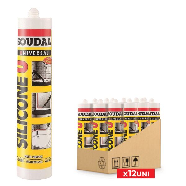Soudal Silicone Universal Branco 12x280ml