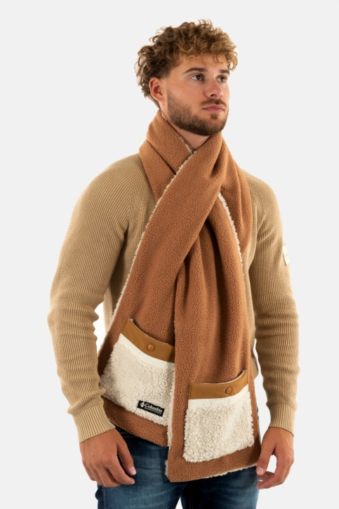 Echarpe columbia helvetia 224 camel brown, da