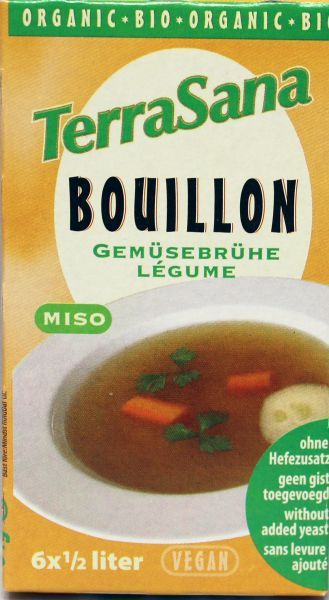 Terrasana Groente bouillon blokjes gistvrij 64g