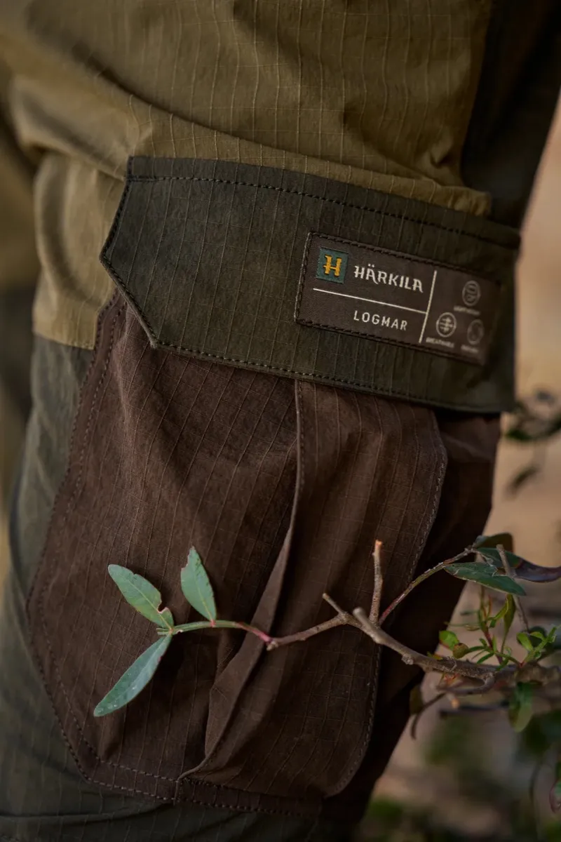 Härkila Logmar Lightweight Zip-Off-Bukse Dark Olive/willow Green