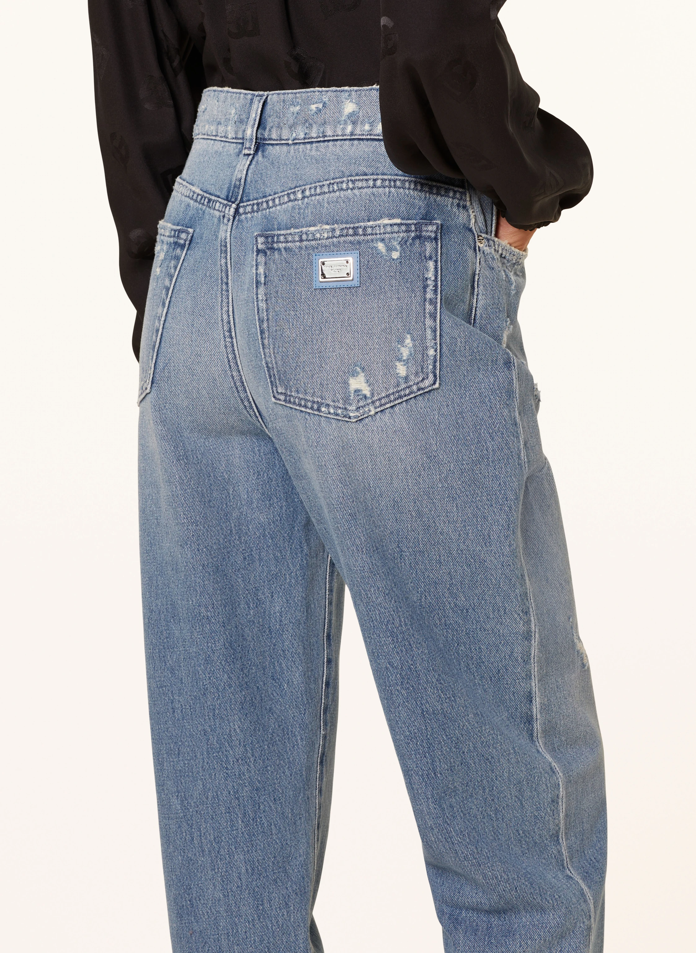 DOLCE & GABBANA Destroyed Jeans AMBER