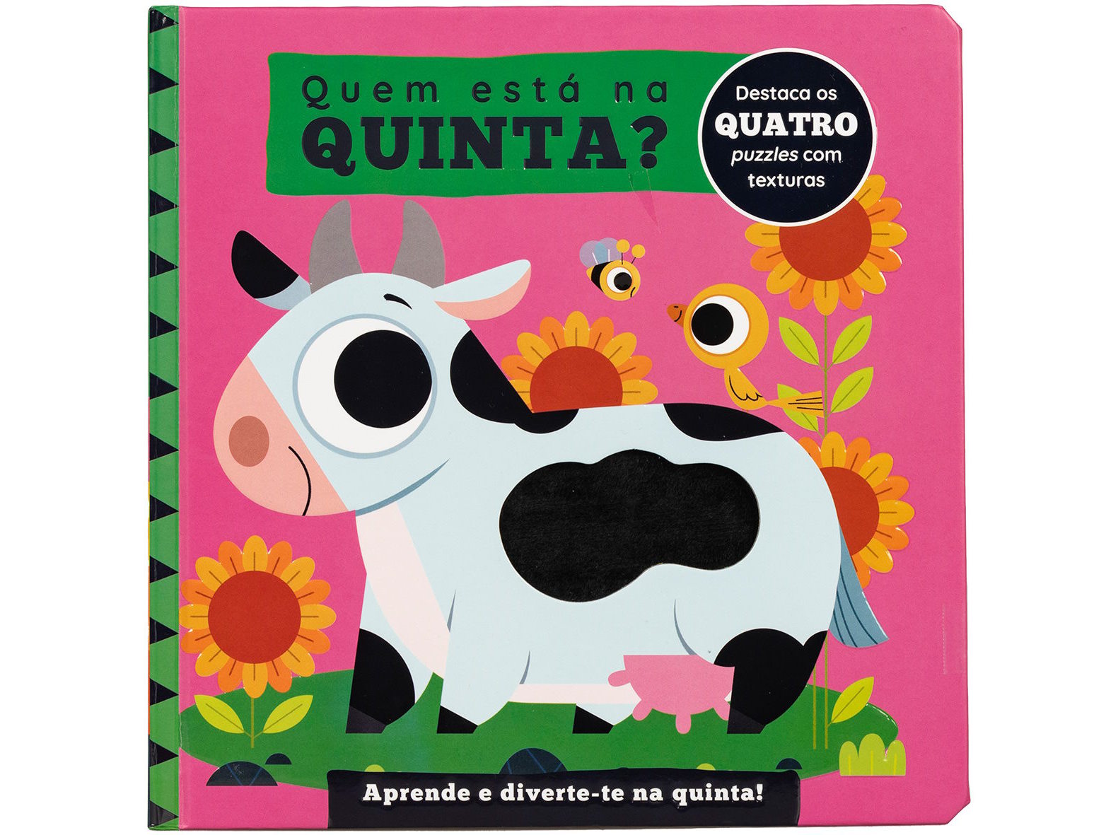 LIVRO QUEM ESTÁ NA QUINTA? - COM 4 PUZZLES COM TEXTURAS