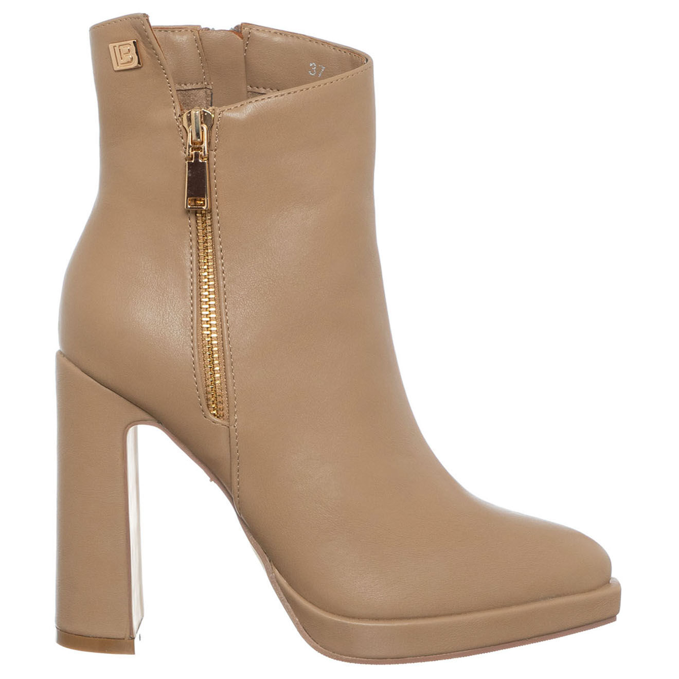 Laura Biagiotti Bottines Ubalda beiges - Talon 11 cm