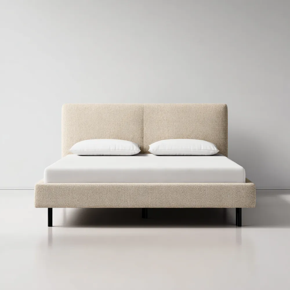 Polsterbett Stoff 200x160x100 cm – Beige