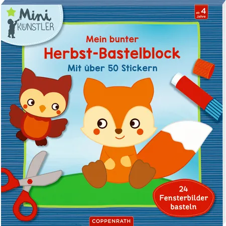 Coppenrath Verlag Mein bunter Herbst-Bastelblock (Mini-Künstler)