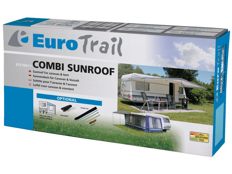 Eurotrail Sonnendach Combi, 535 cm x 240 cm Sonnenvordach