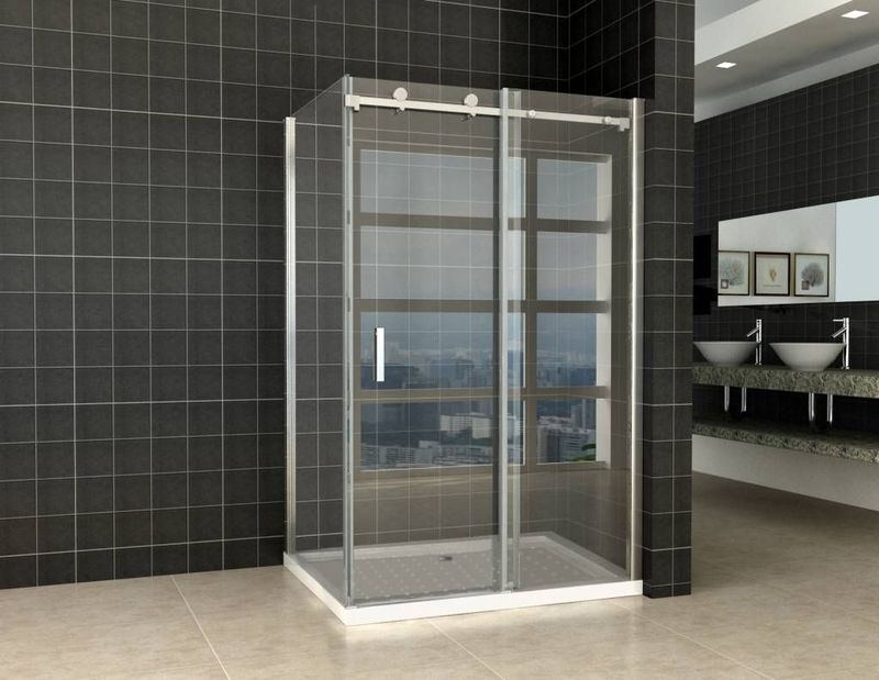 Douchecabine - Schuifdeur - 120x90x200 cm - 8 mm Glas - Met Nano Coating