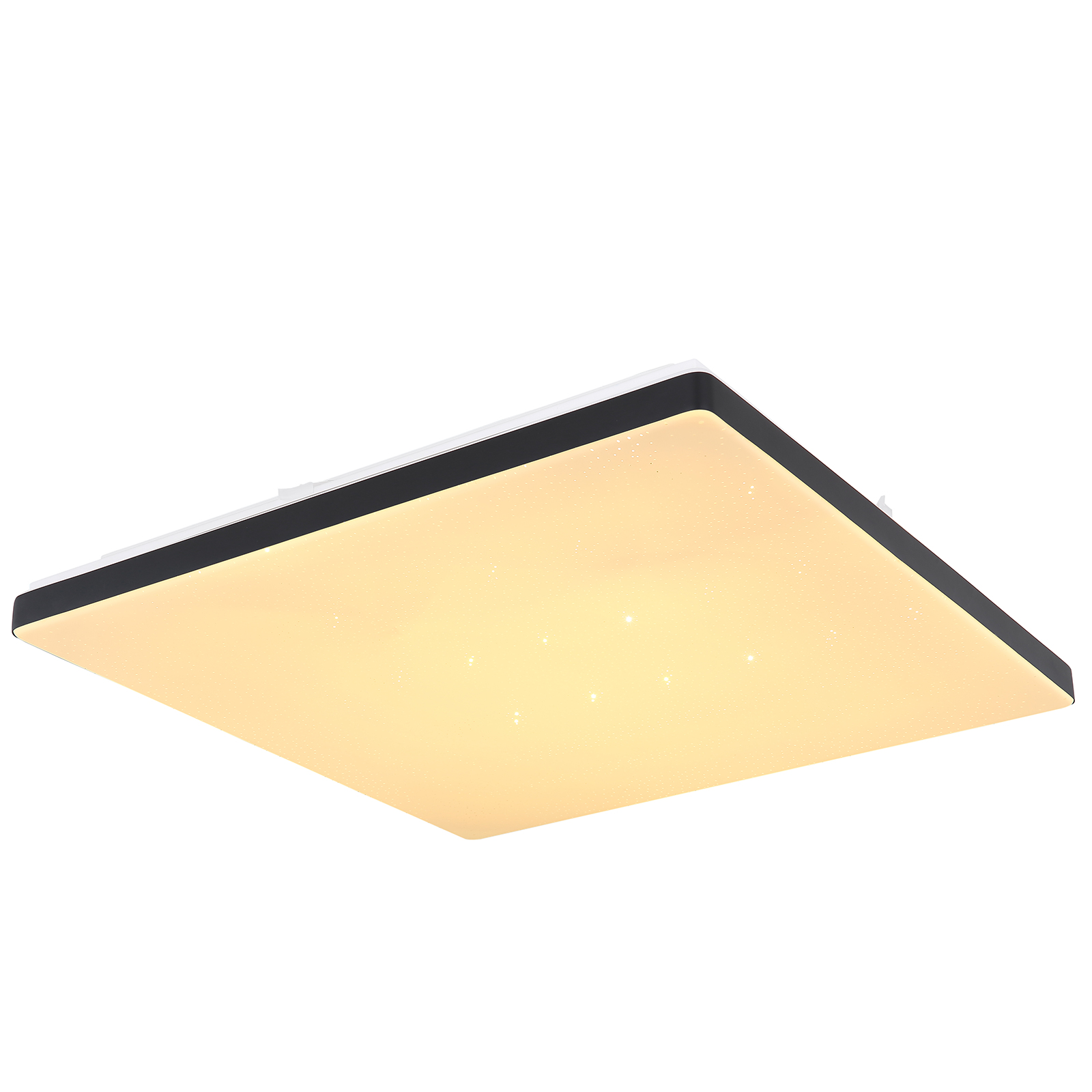 LED-Deckenleuchte - weiß-schwarz - dimmbar - SmartHome