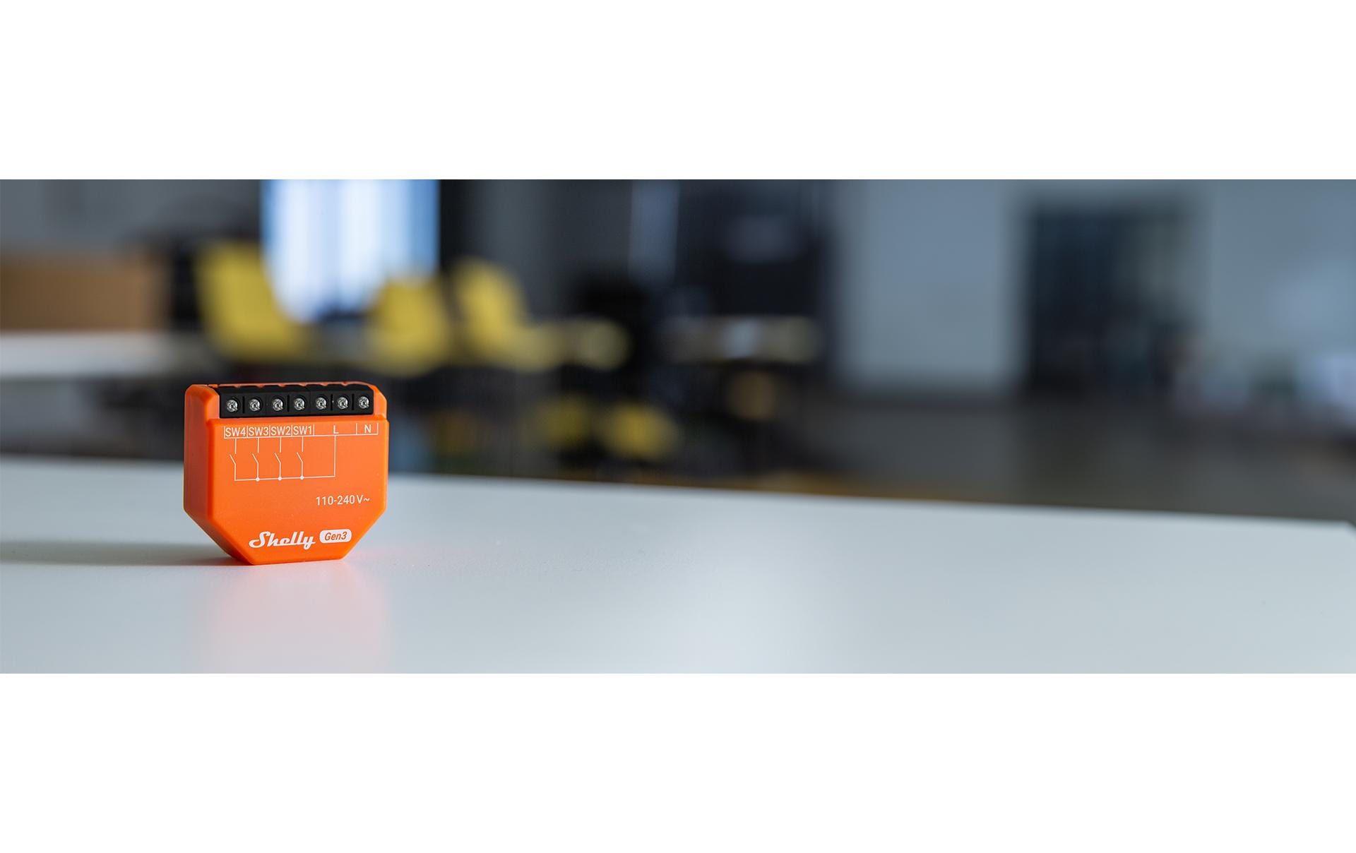 Smart Home Schalter i4 Gen3Smarter Controller mit vier Eingängen und AC-Stromversorgung