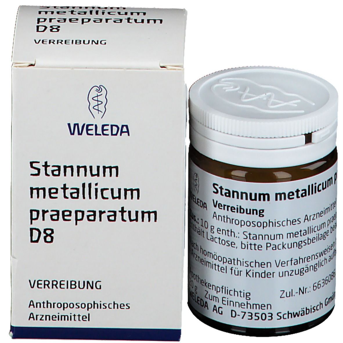 Stannum Met. Praeparat. D8 Trituration