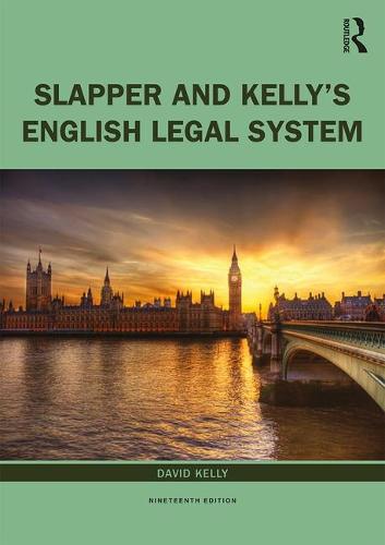 Slapper and Kelly's The English Legal System (Paperback)