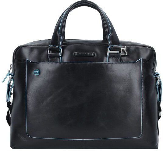 Piquadro - Blue Square - Schoudertas - Zwart - 15 inch Laptopvak