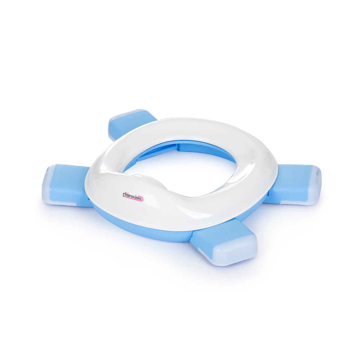 Chipolino Toilettentrainer 2 in 1 Viaggio faltbar Tragetasche ergonomische Form blau