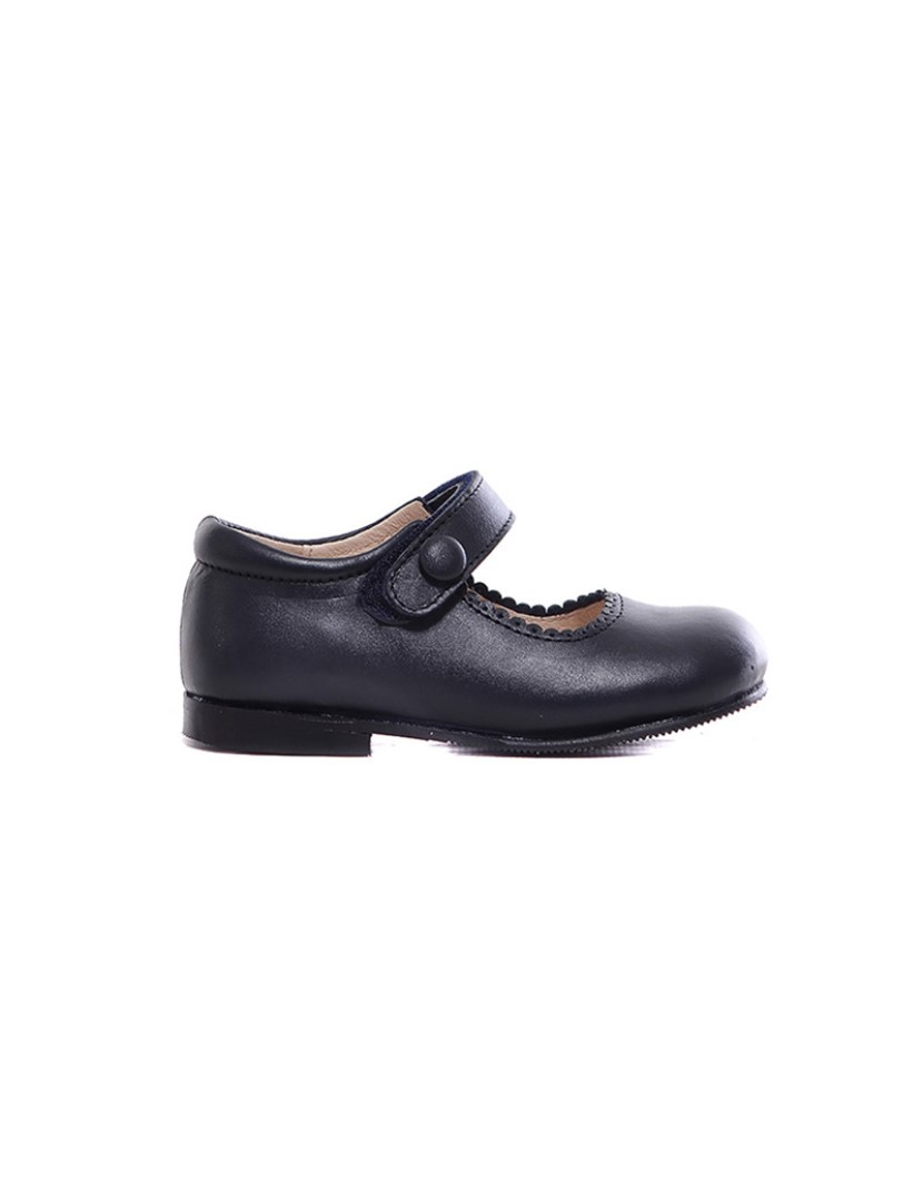Dark Blue Carneira Flats