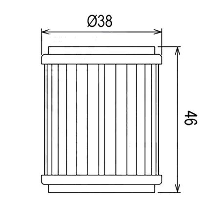 Filtre à huile HifloFiltro HF981 Type origine