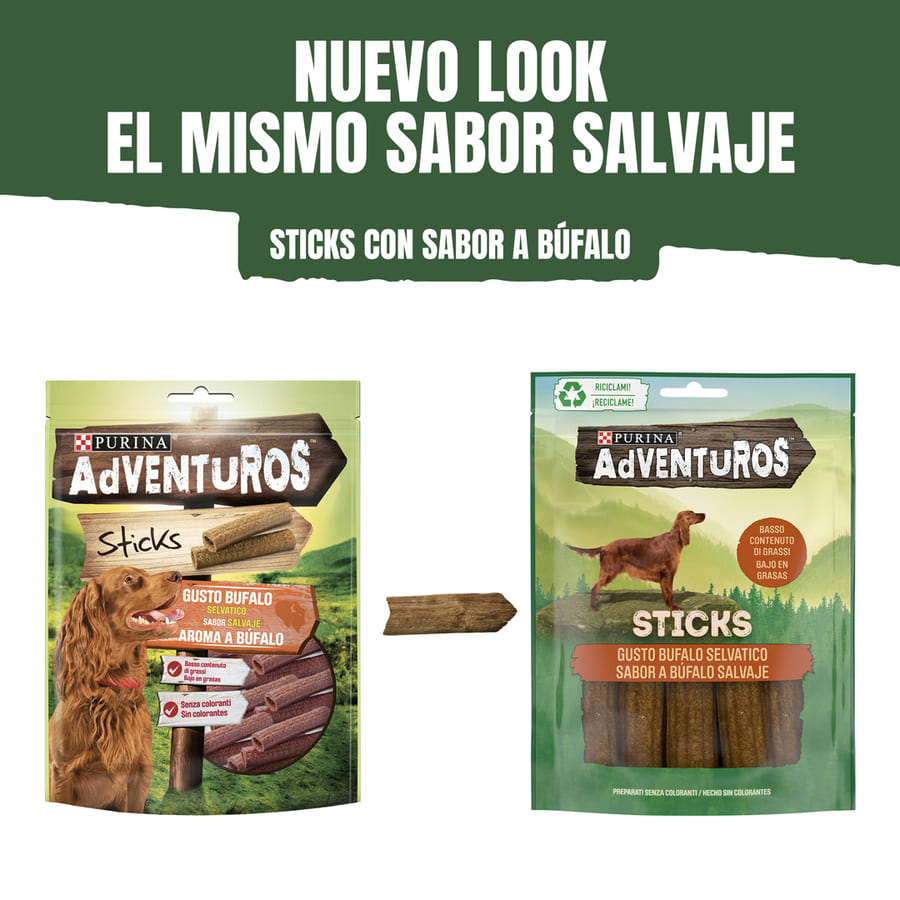 Adventuros Buffalo Sticks para Cães