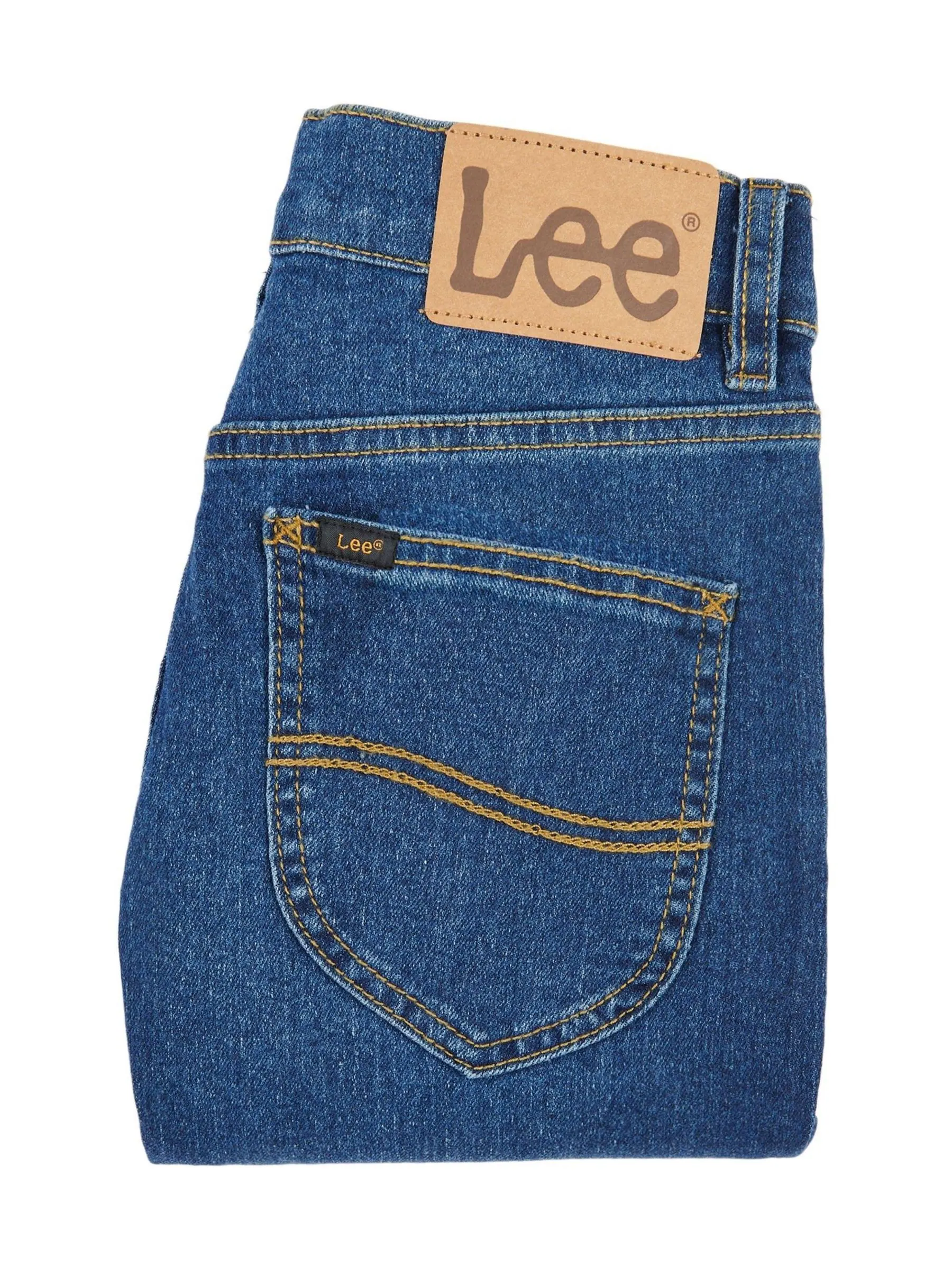 Blauw - Lee Stretch Fit Daren Straight Jeans