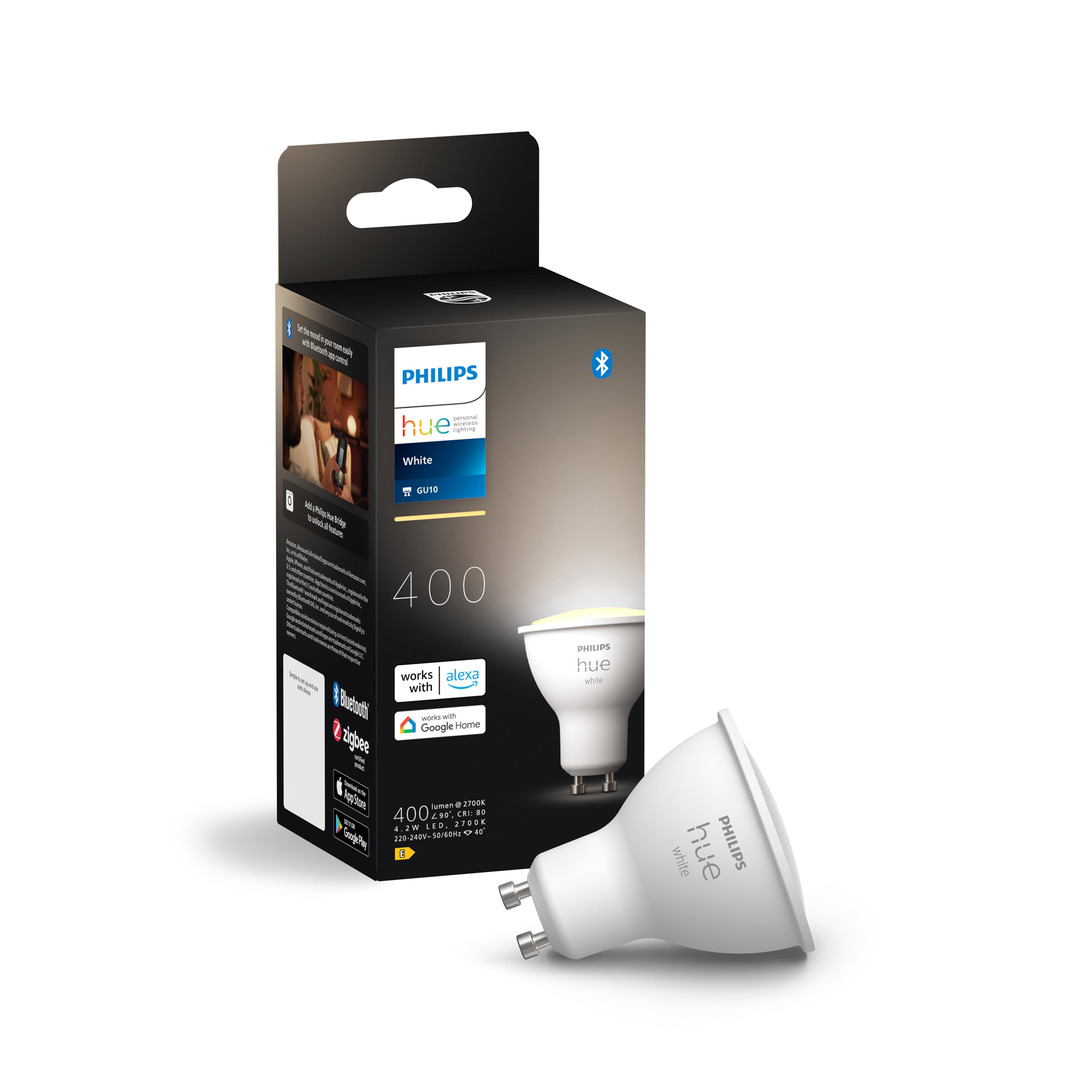 Philips Kylis Wandlamp Buiten - Incl. Philips Hue White GU10 - Down