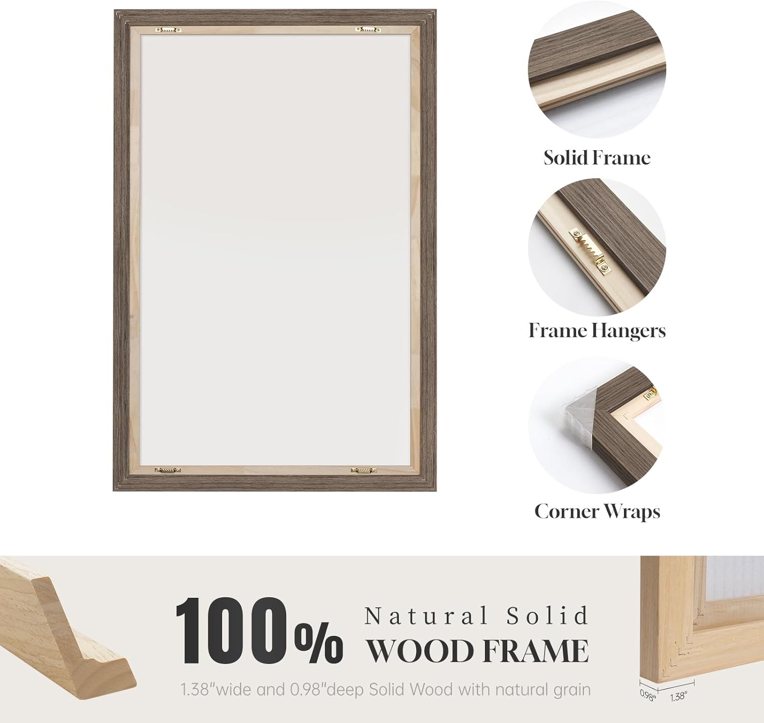 Gerahmte abstrakte Wandkunst, Salbeigrün, moderne Leinwanddrucke, Kunstwerk für Wände, quadratisch, minimalistisch, komplett grün, abstrakte Bilder für Wohnzimmer, Flur, Kamin, Schlafzimmer, Heimbüro