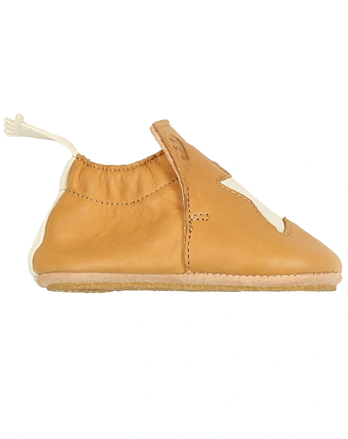 Krabbelschuhe BLUBLU ETOILE in ocker