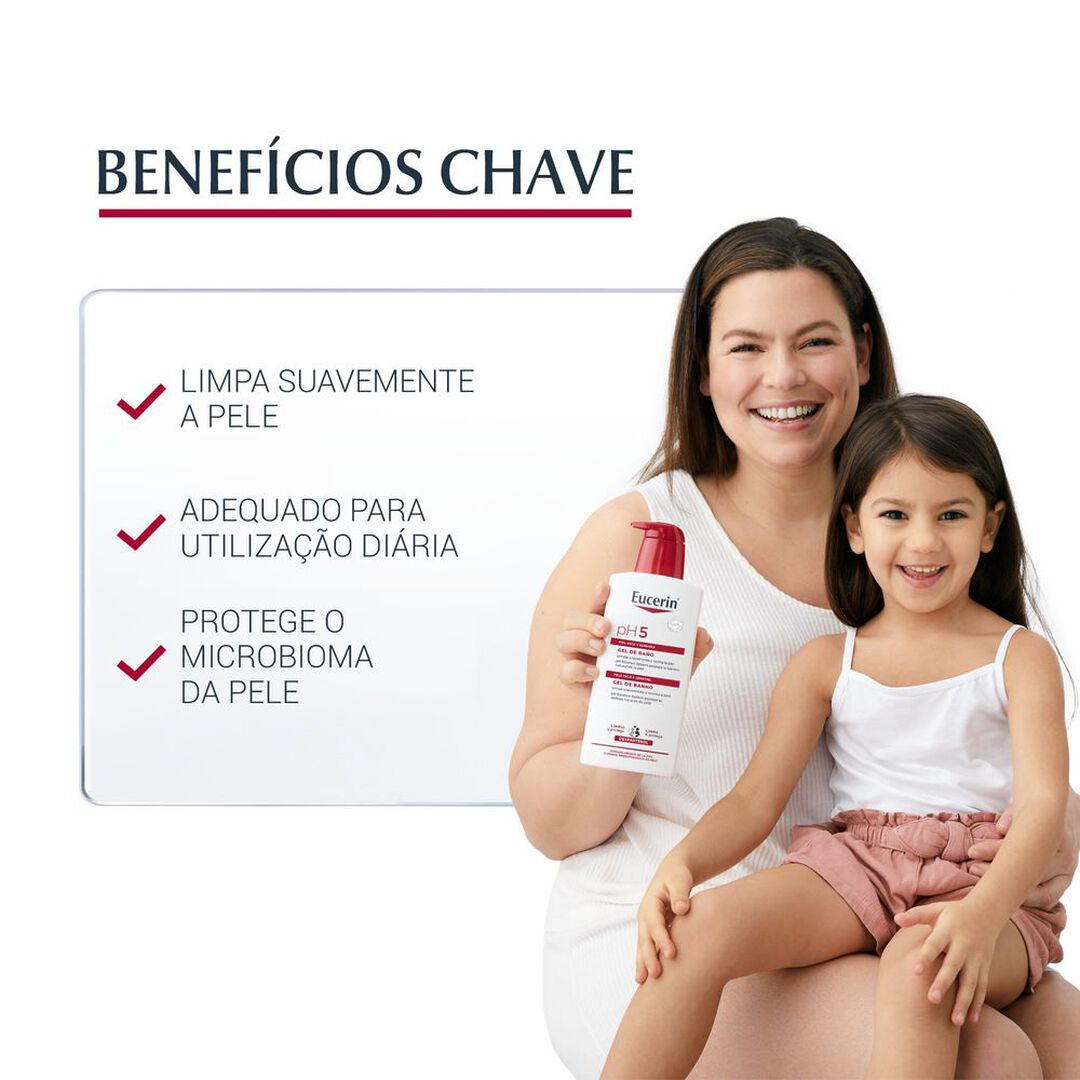 EUCERIN  pH5 Gel de Banho - 1000ml