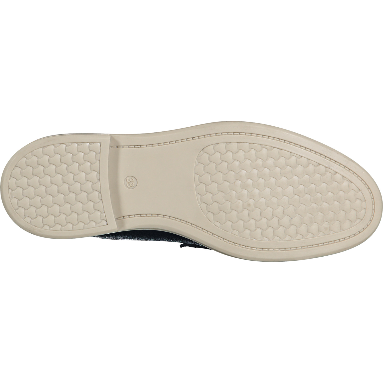 Cafe Moda Leder Loafer Da., 39, schwarz