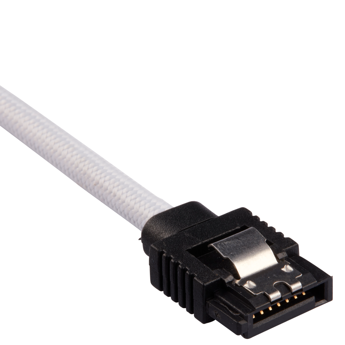 Corsair SATA gainé droit - 60 cm - blanc