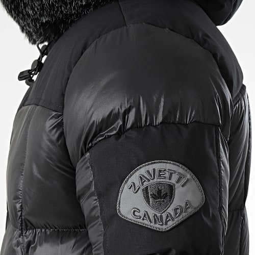 Doudoune Capuche Fourrure Kenora 4061784 Noir