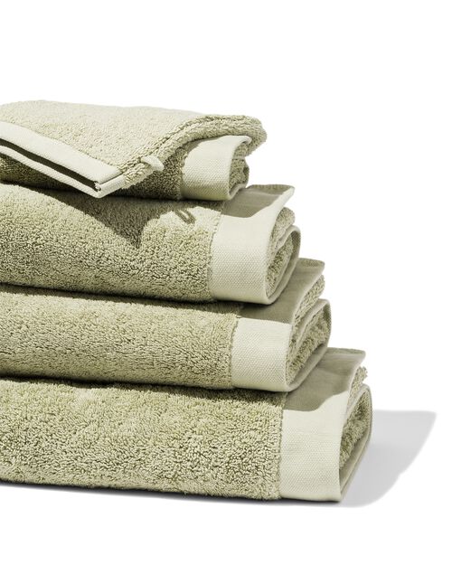 serviettes de bain - hôtel extra doux vert clair
