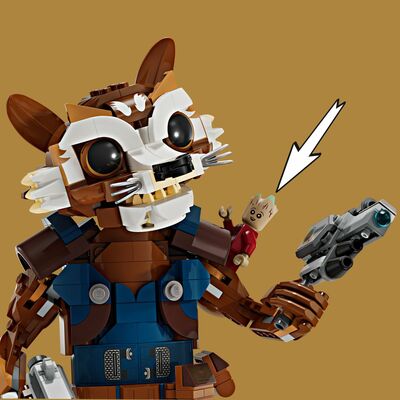 LEGO Super Heroes 76282 Rocket og Groot som liten