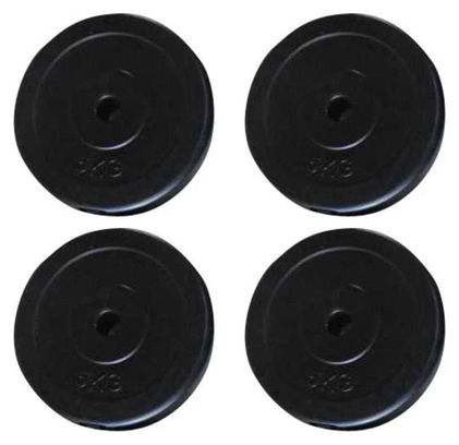 Plaque de poids haltère 4 pièces 20 kg poids musculation fitness 02_0000762