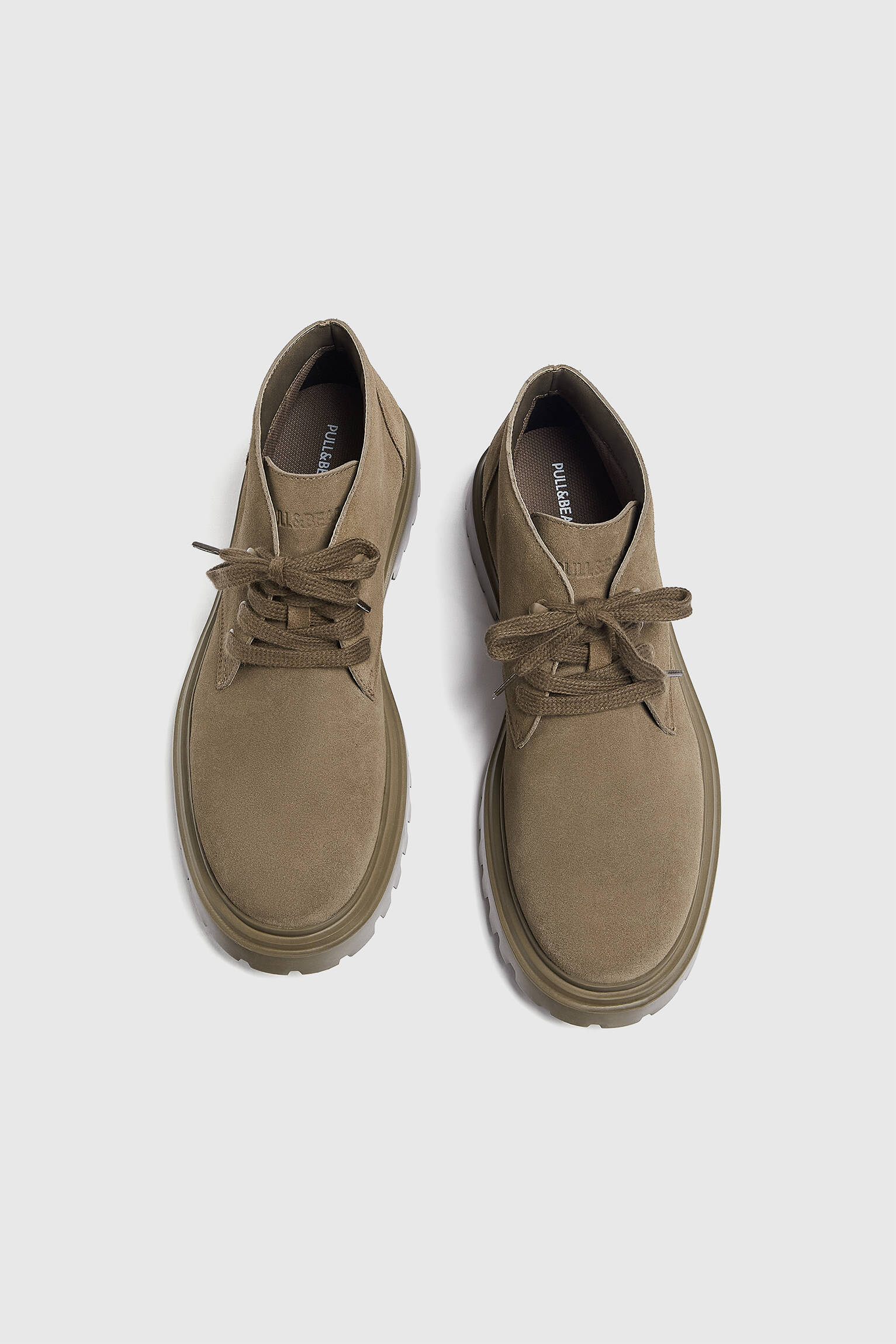 BOTA DE COURO DESERTO - MARROM