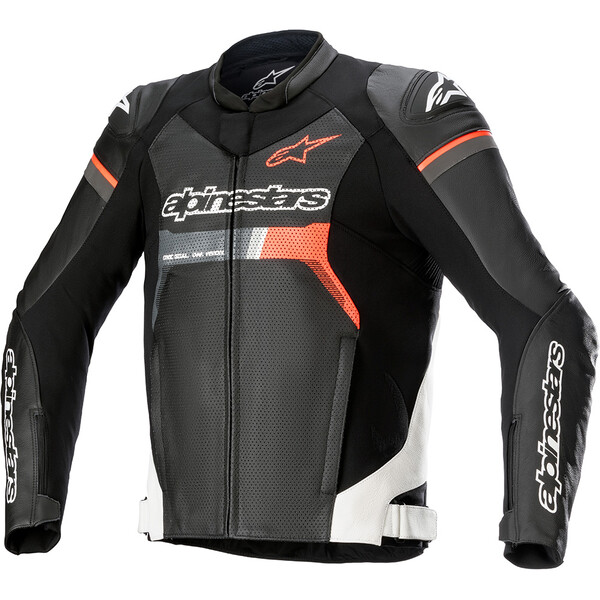 Alpinestars - Blouson GP Force Airflow Noir / Blanc / Rouge fluo