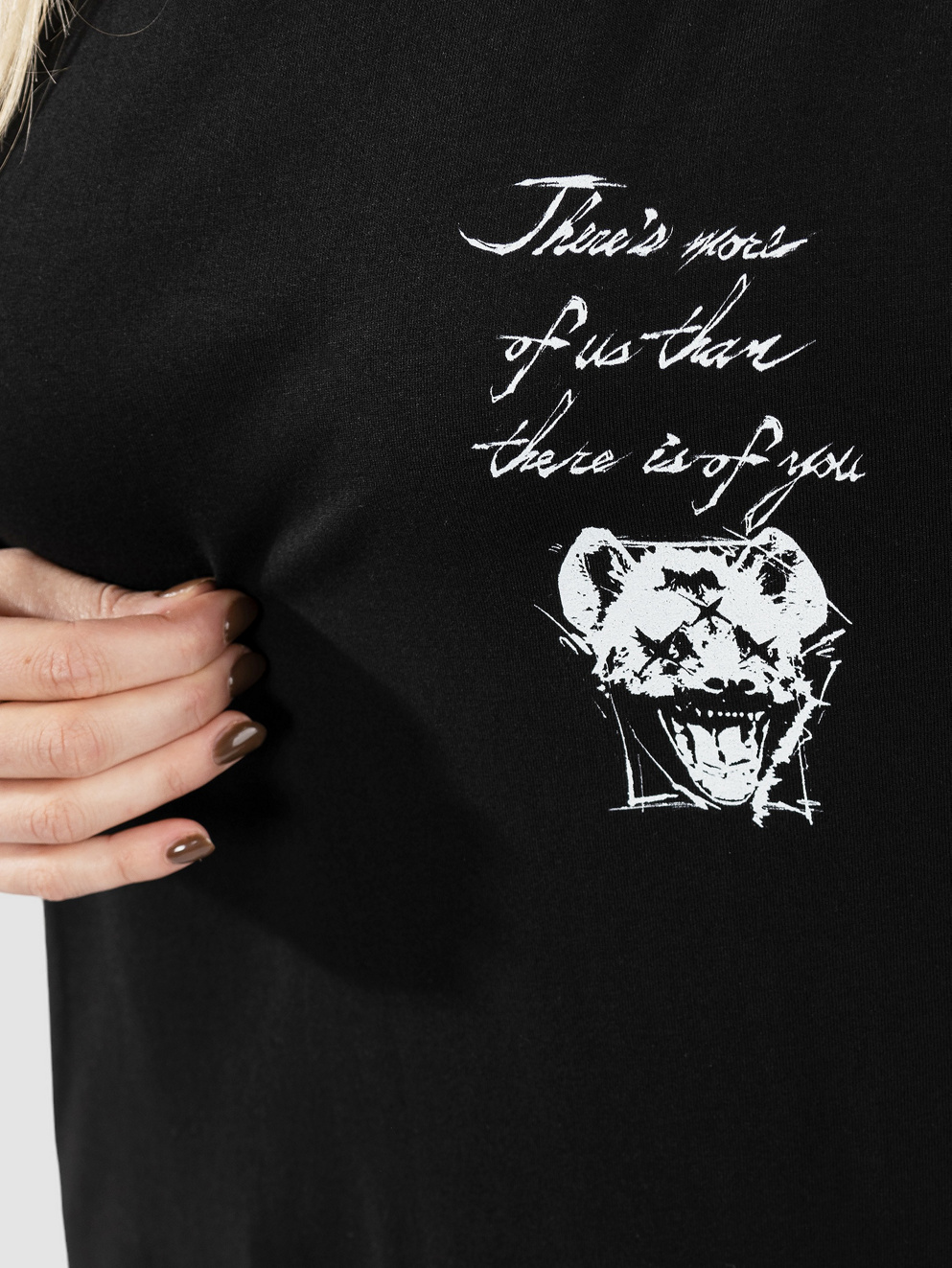 Any Means Necessary More Of Us T-Shirt black