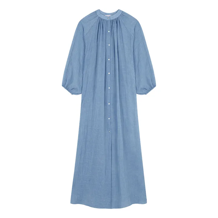 The Label Edition Robe Alma | Bleu