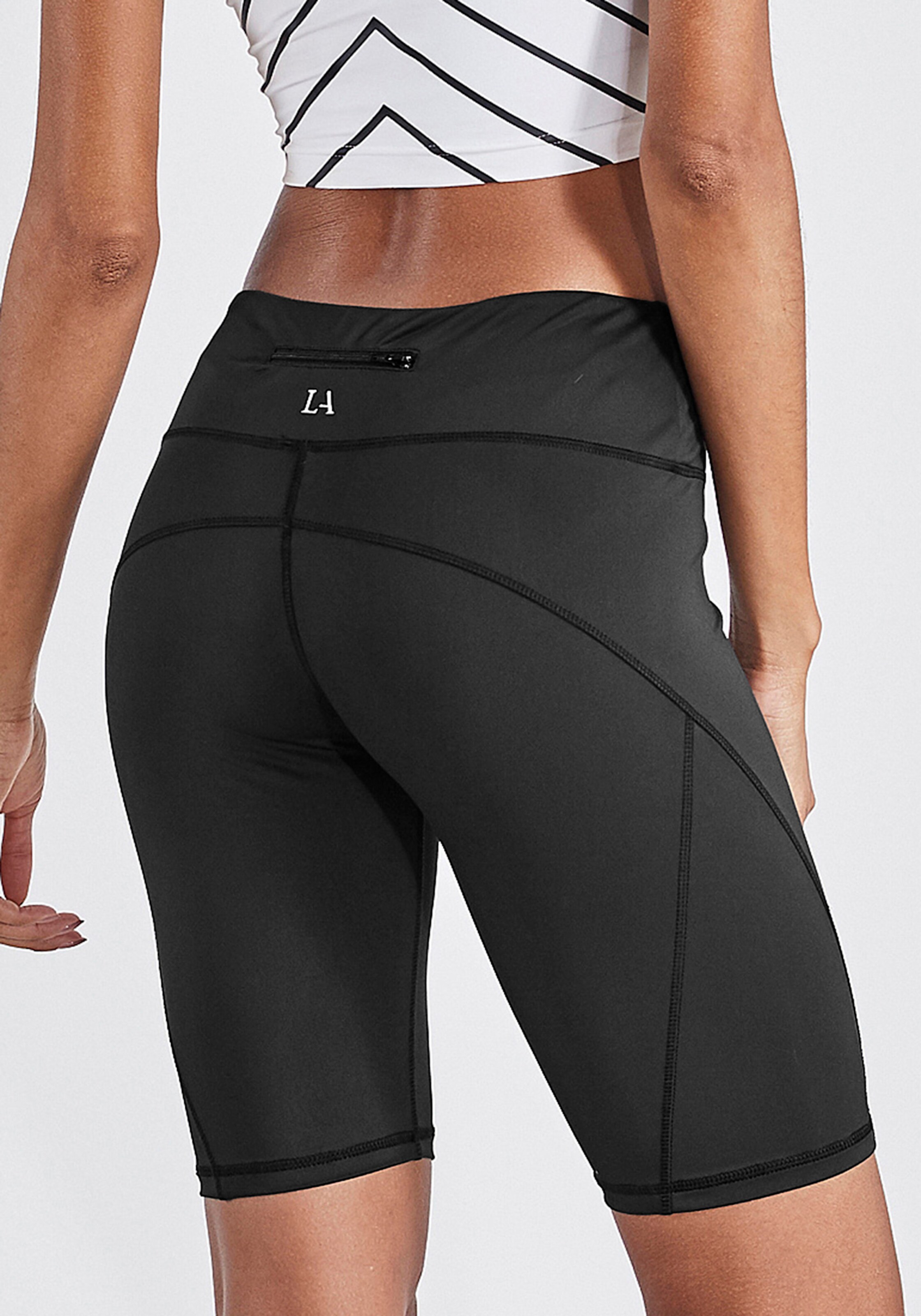 LASCANA ACTIVE Radlerhose in schwarz