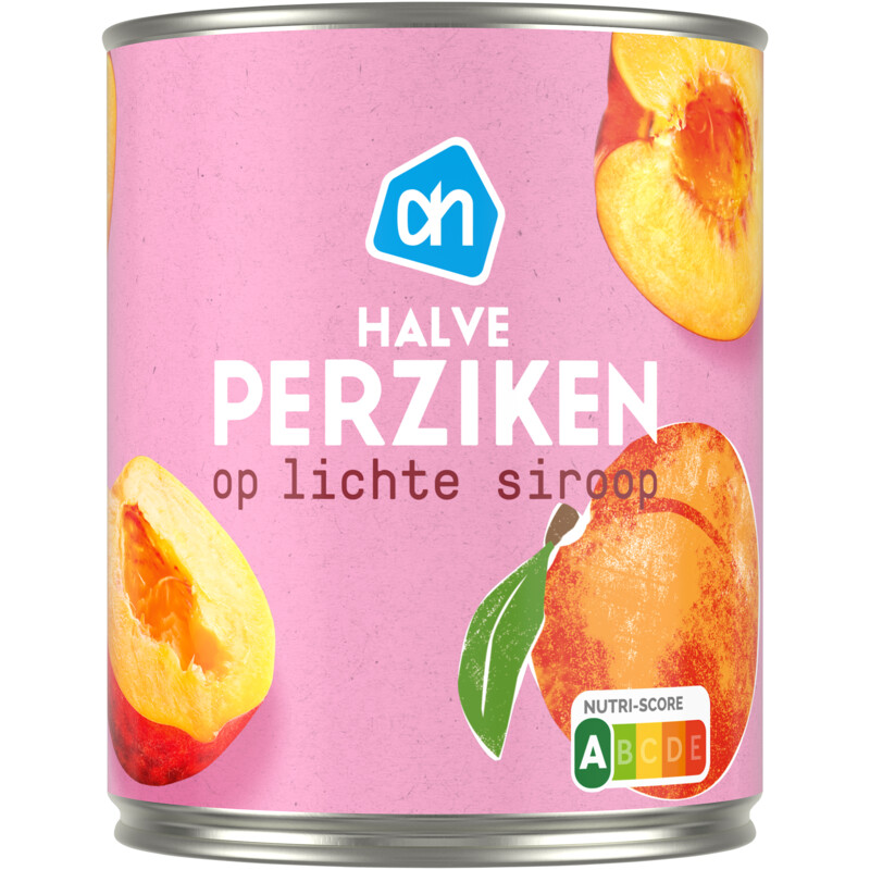 AH Halve perziken op lichte siroop