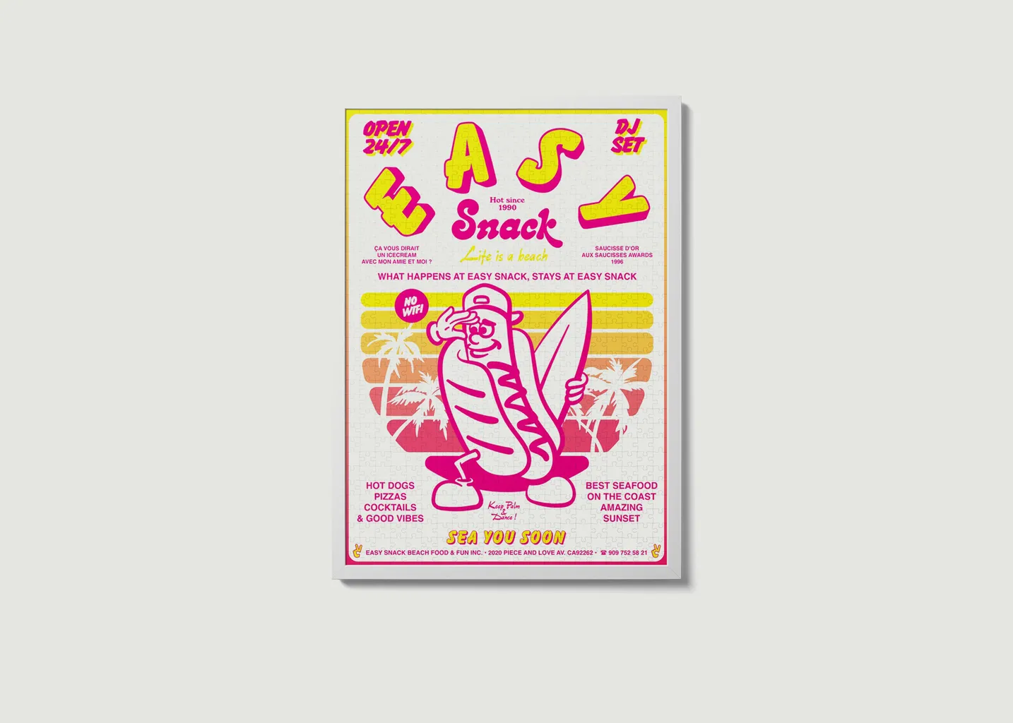 Puzzle Easy Snack 1000 pièces Piece & Love