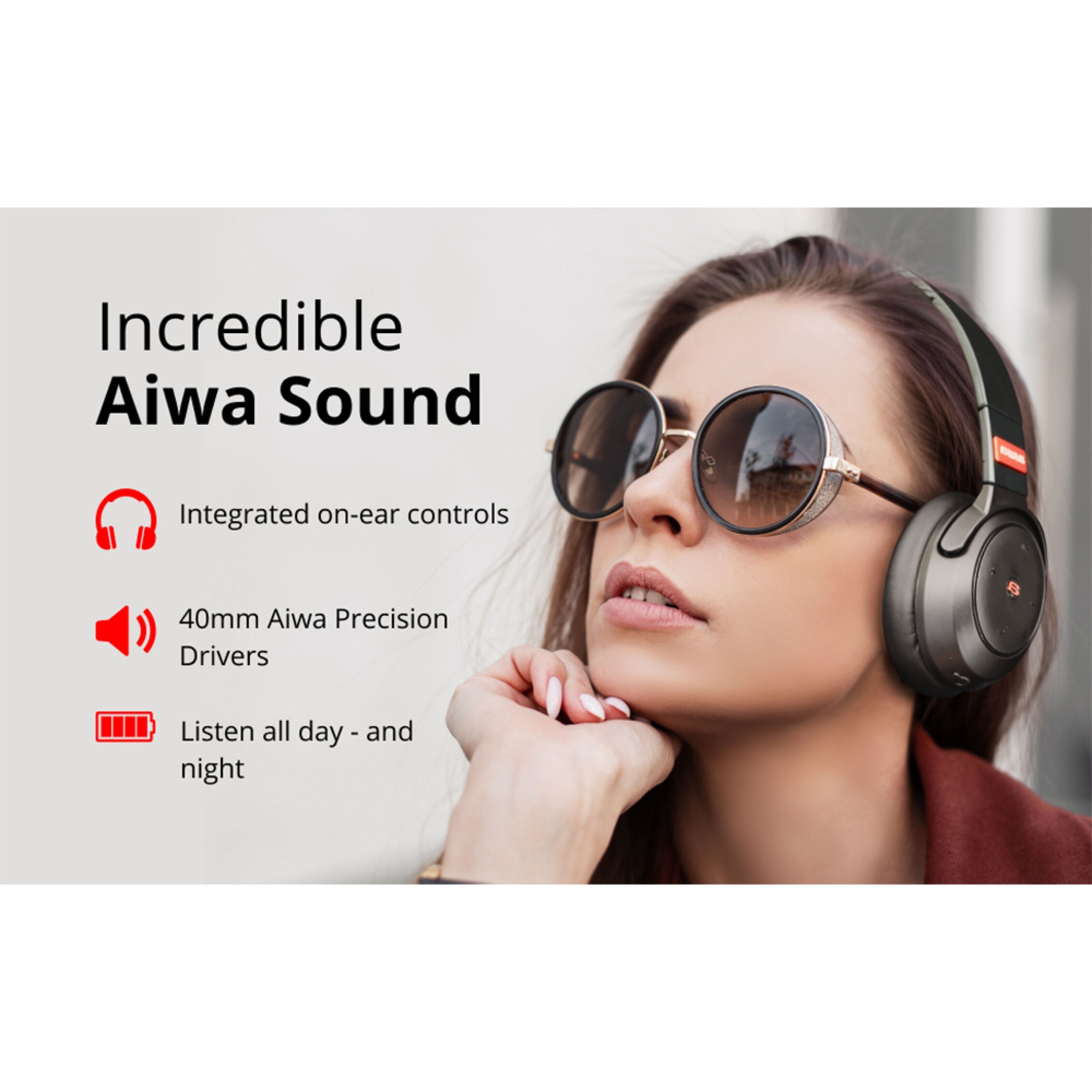 Aiwa ARC-1 ANC trådløse hodetelefoner