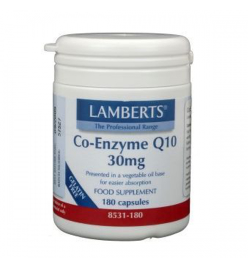 Lamberts Co enzym Q10 30mg (180 vega capsules)