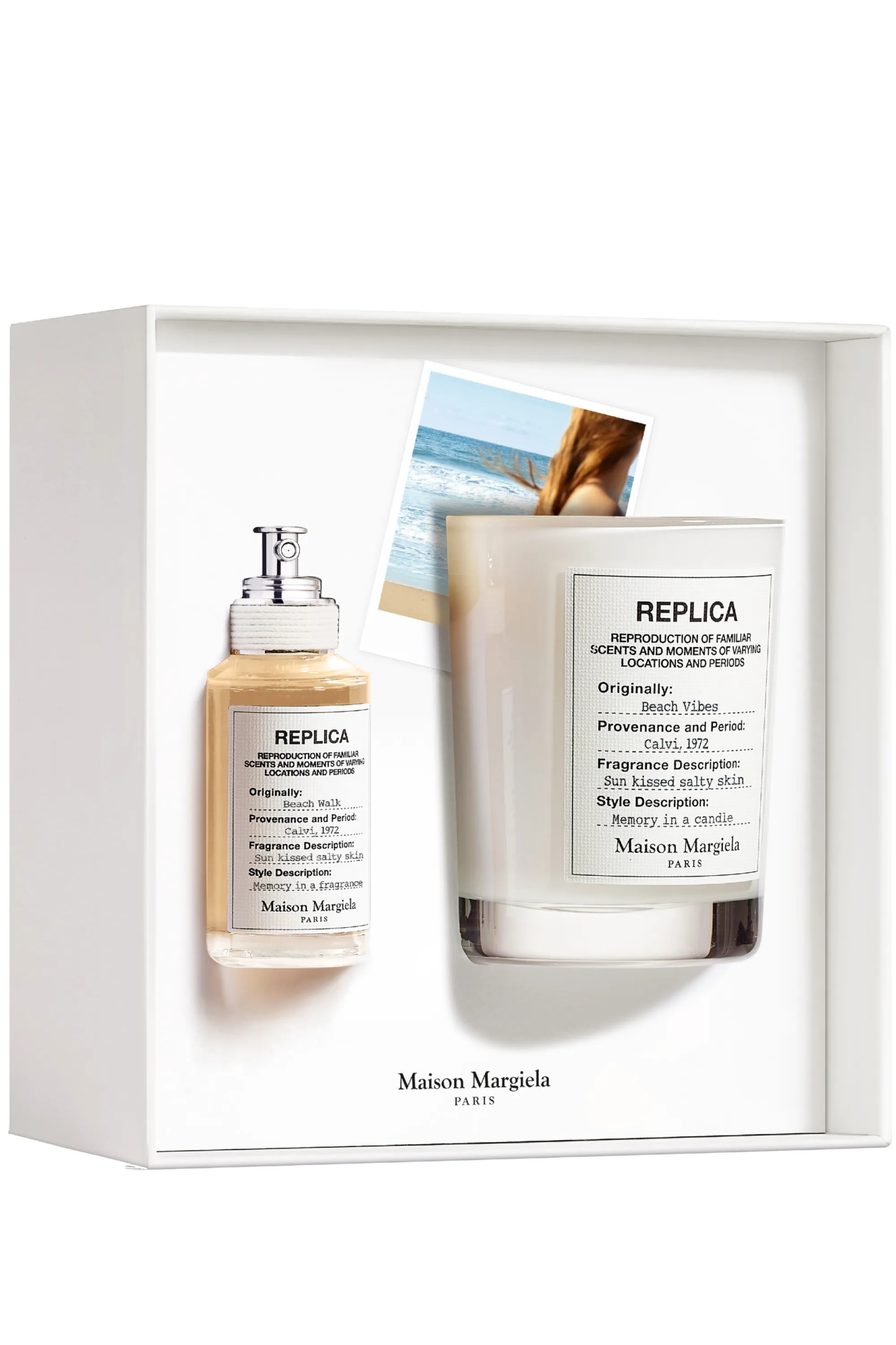 Maison Margiela Coffret Beach Walk Eau de parfum et bougie Beach Vibes