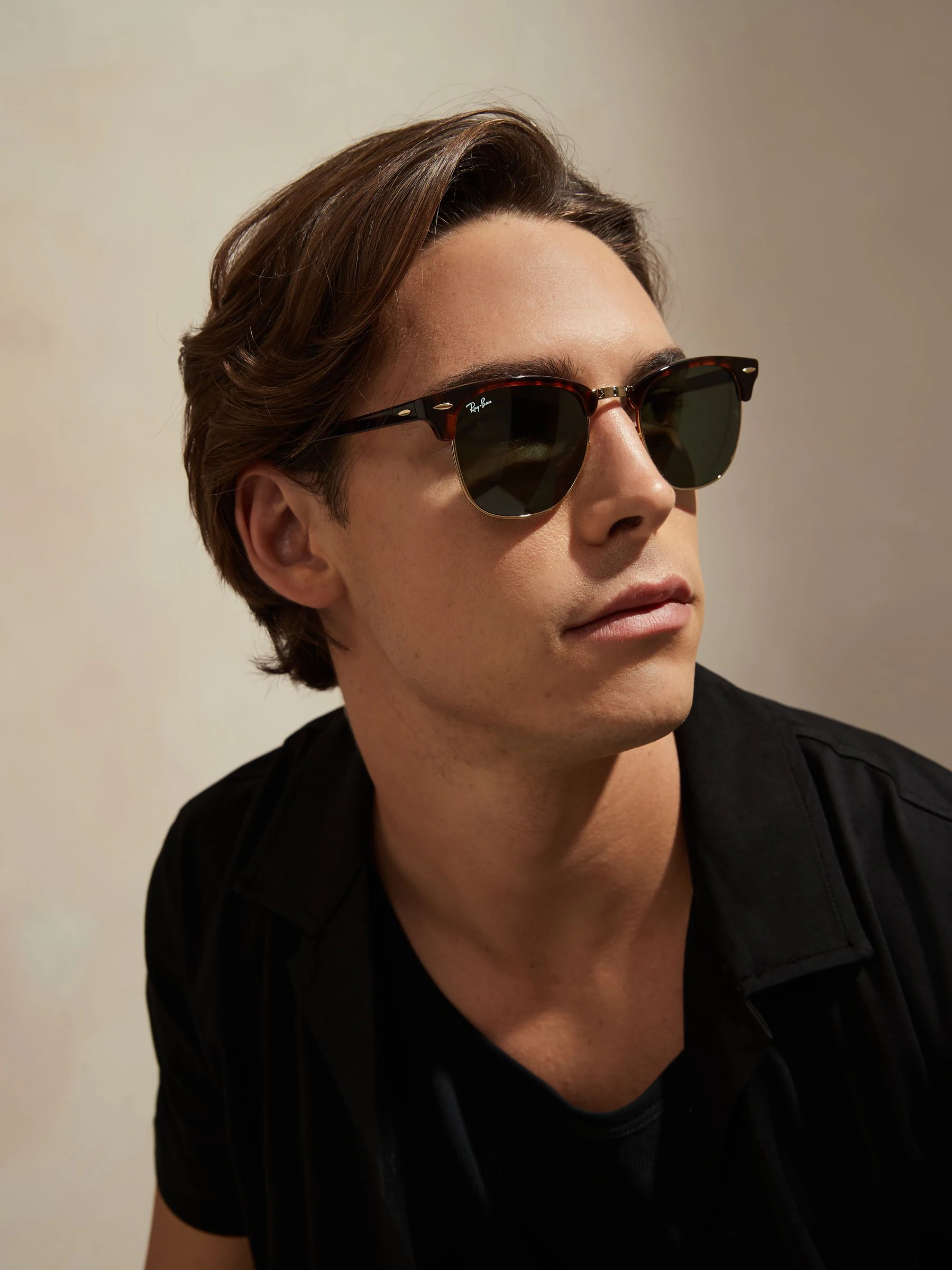 Tortoise bruin - Ray-Ban Clubmaster zonnebril