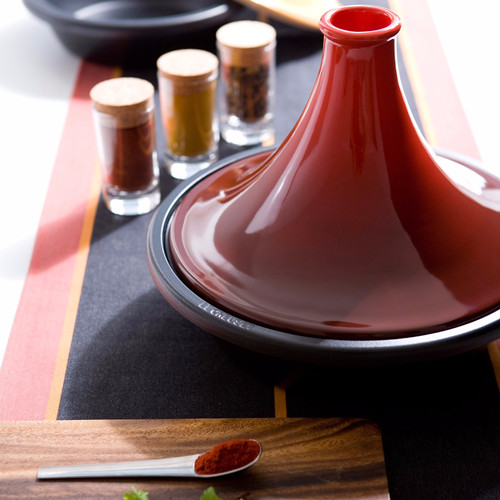 Le Creuset Tajine 31 cm Kersenrood