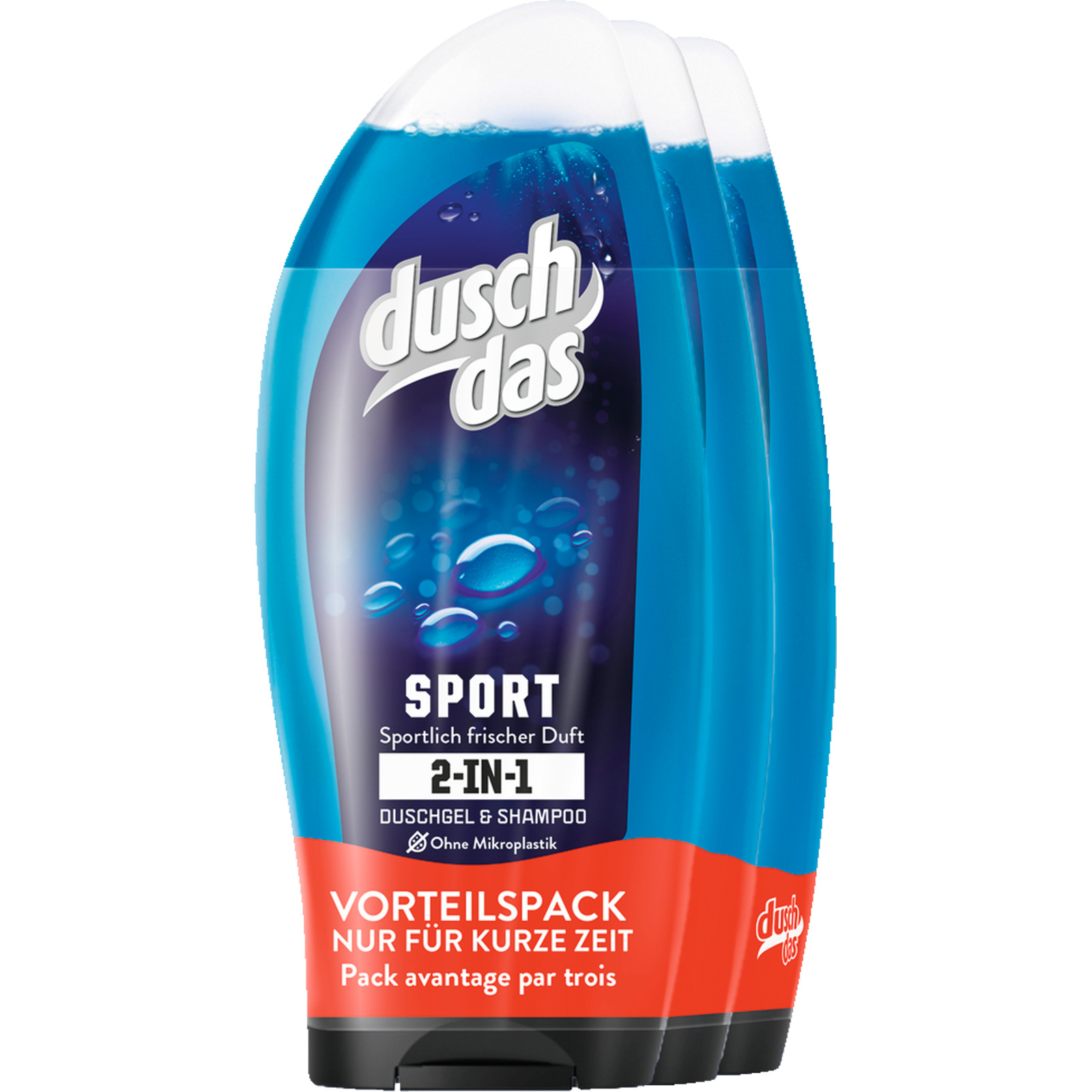Duschdas Dusch Sport 3 x 250 ml