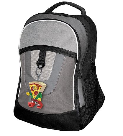 LEGO® Schlüsselanhänger m. Taschenlampe - LEGO® Pizza Typ