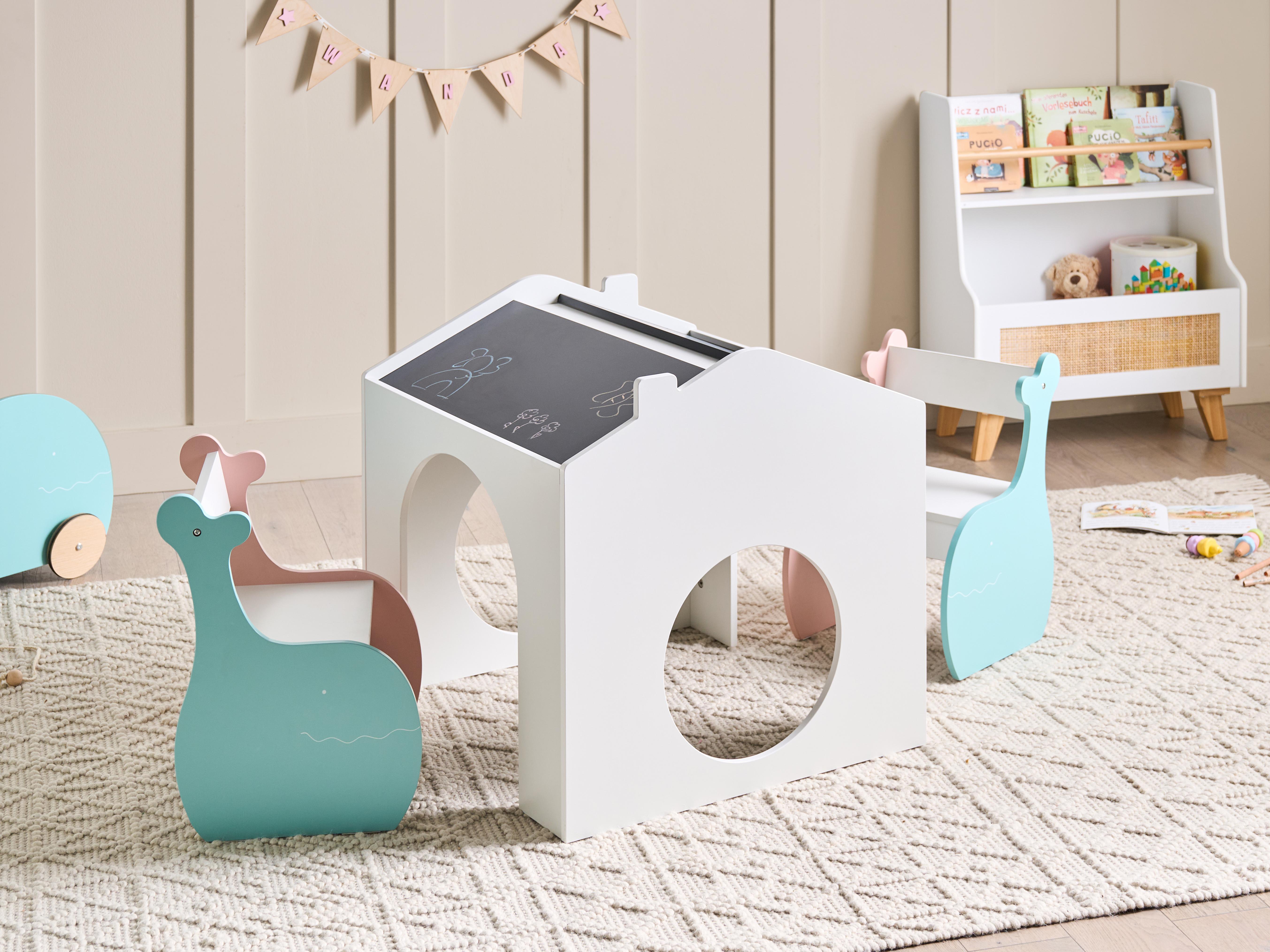 Kindertafel met stoelen WOOLI Meerkleurig