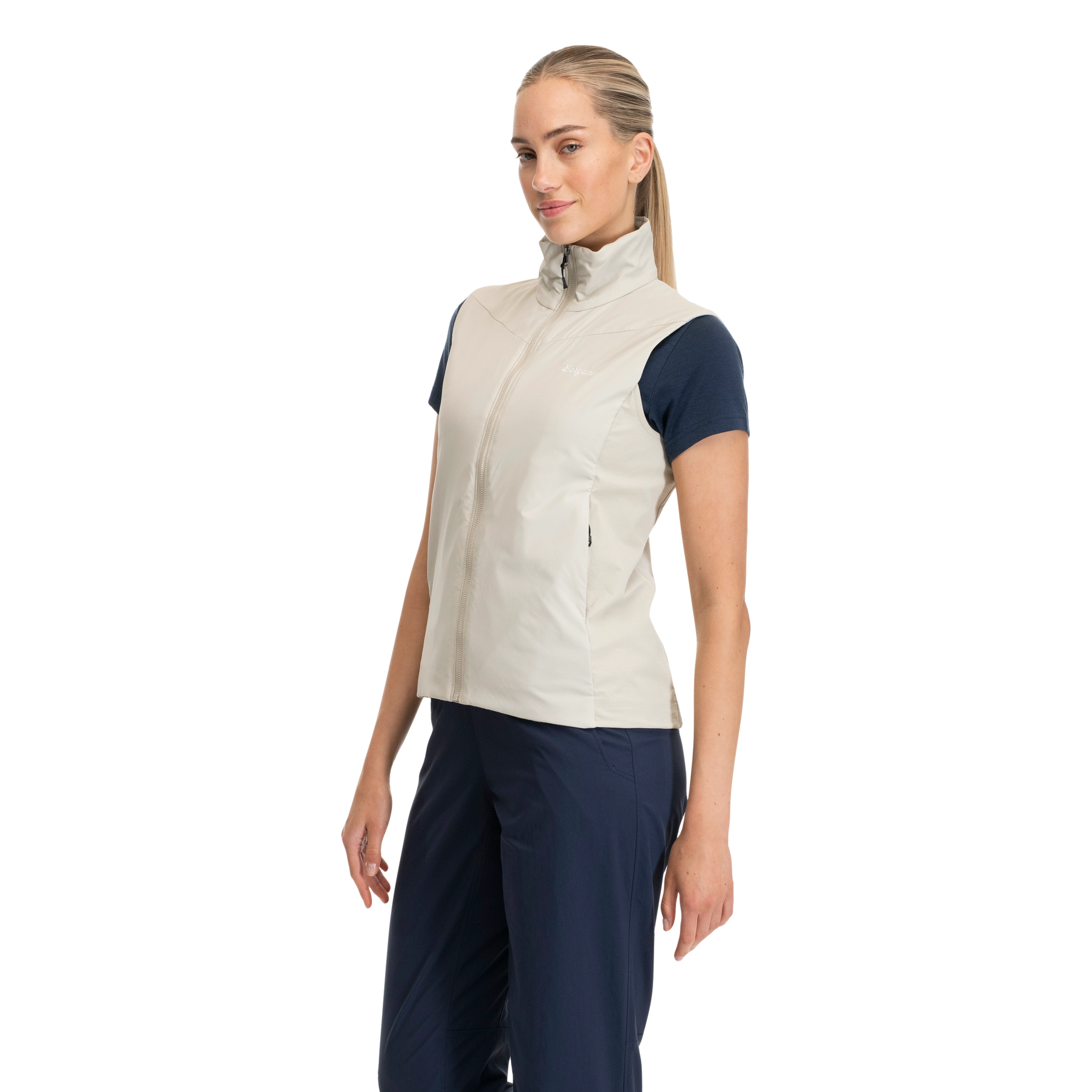Holo Insulated Vest Women Coastal Sand