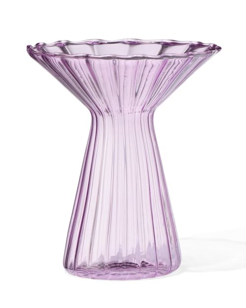 vase XS collier de verre lilas