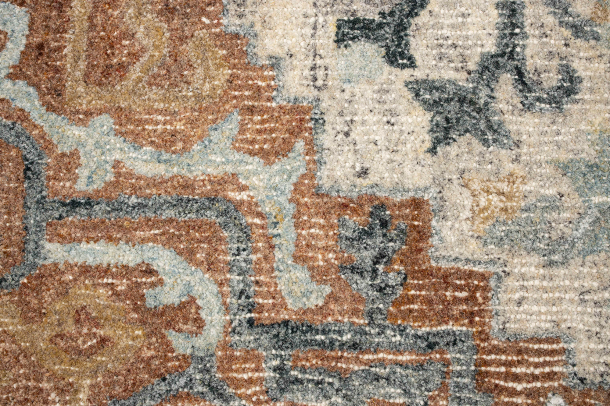 Dutchbone vloerkleed Amori Dutchbone Amori Vloerkleed 200x300 Blauw/Bruin